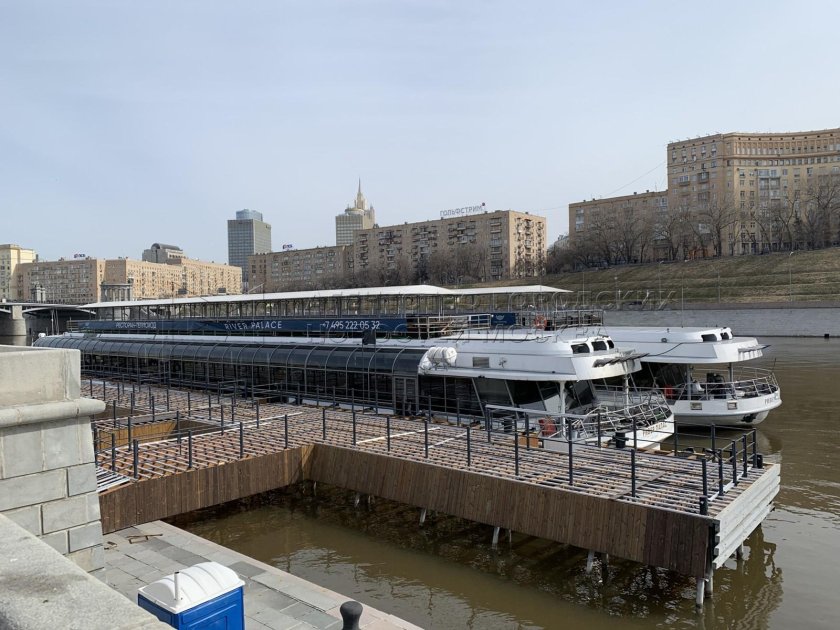 Пристань Киевская в Москве