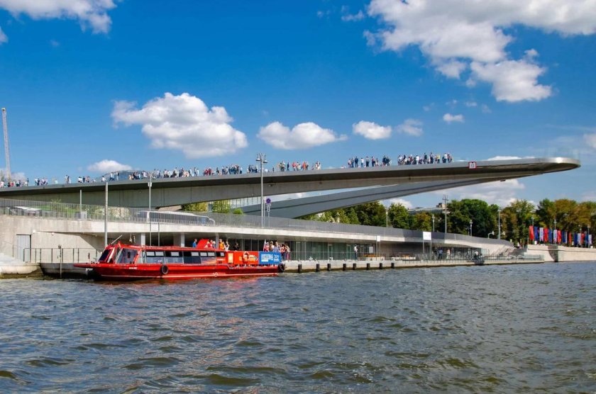 Речной трамвайчик парк Горького