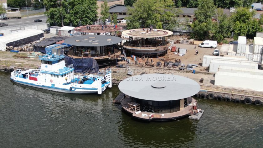 Причалы в Москве для речных трамвайчиков