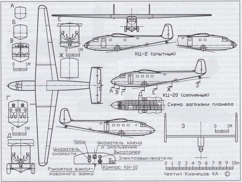Десантные планеры КЦ-20