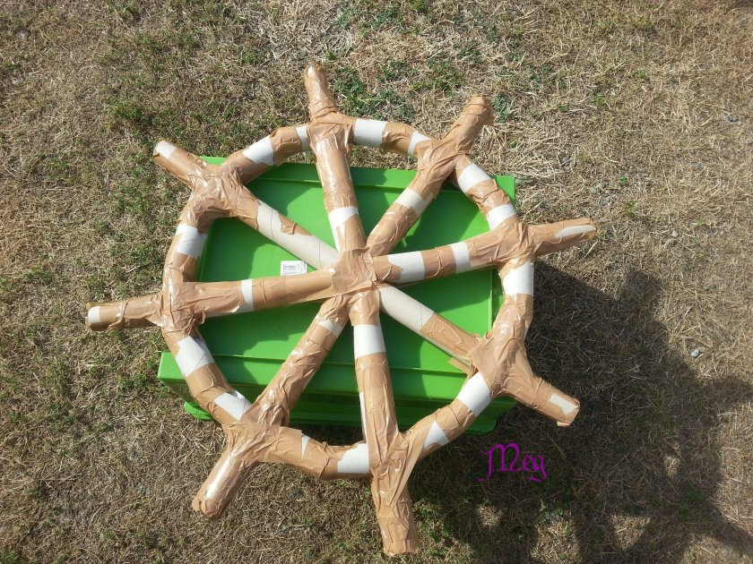 Штурвал из подручных материалов