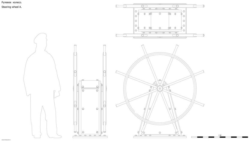 Штурвал чертеж