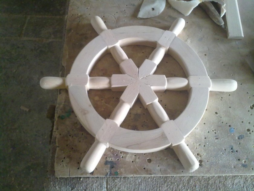 Штурвал из фанеры