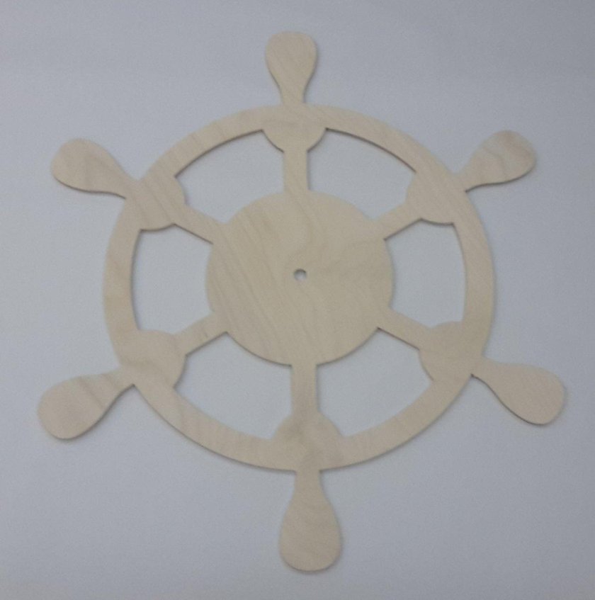 Штурвал из фанеры в детский сад