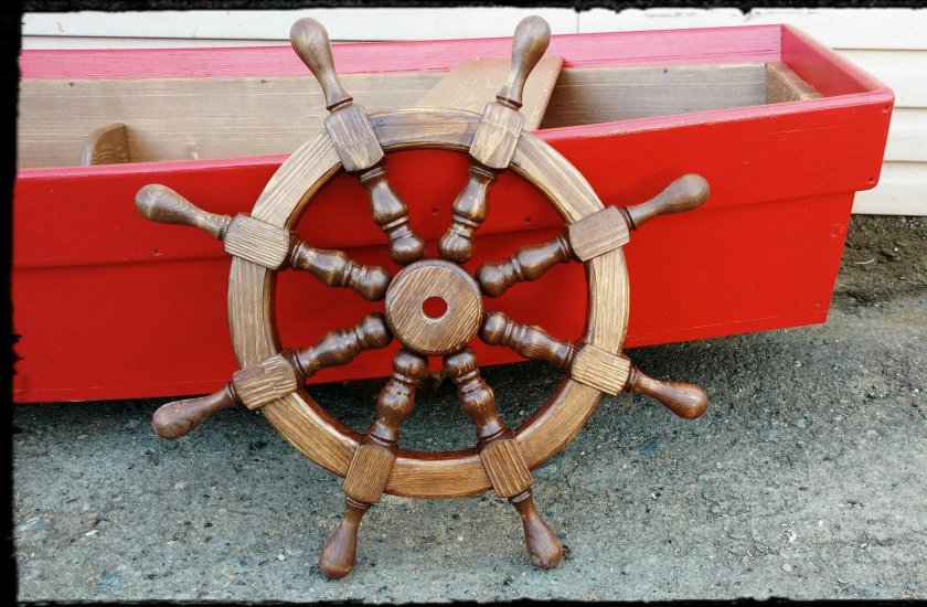 Штурвал из подручных материалов