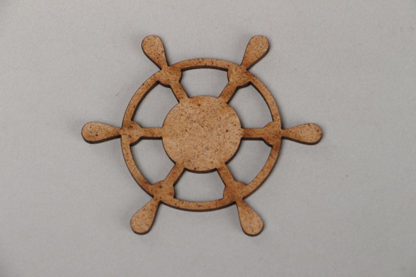 Штурвал из ДВП