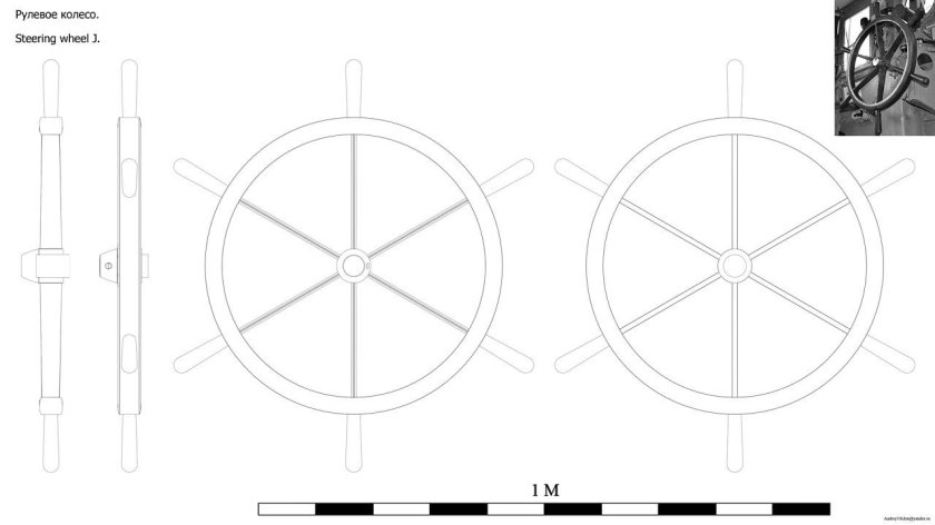 Штурвал чертеж