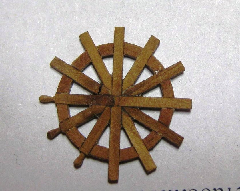 Штурвал из картона