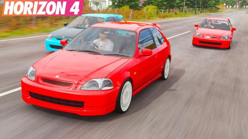 Форза хорайзен 4 Хонда Цивик