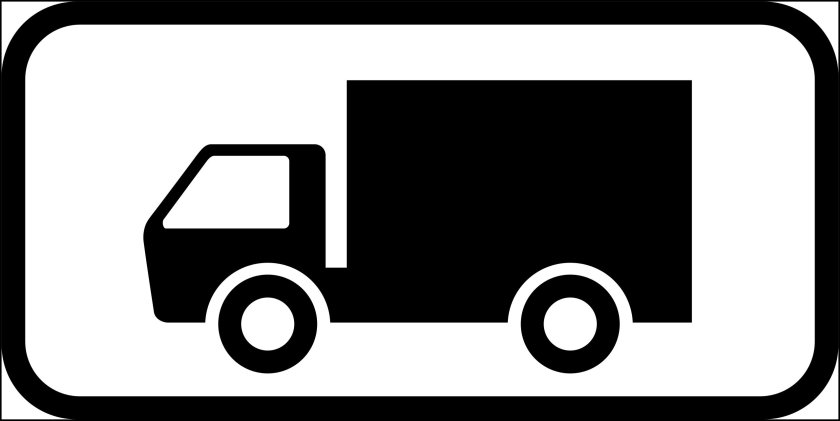 Знаки дополнительной информации на прозрачном фоне