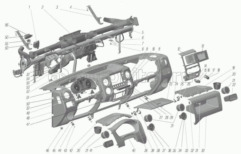 A21r23-5325026 панель приборов