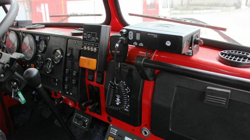 Кабина Урал 5557 внутри