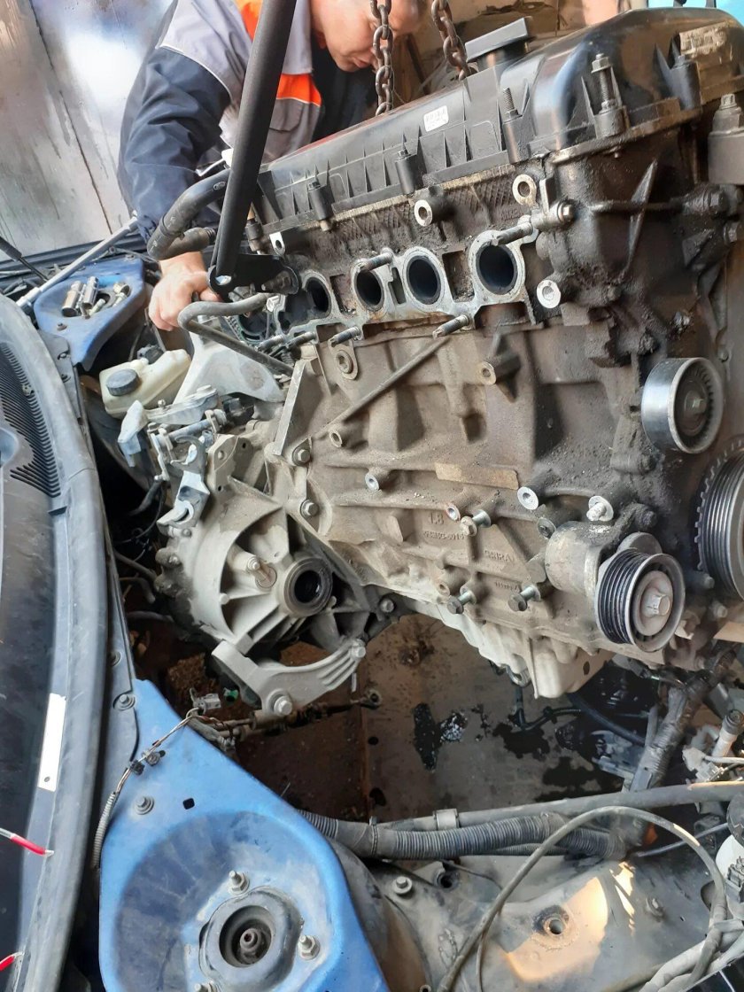 Замена мотора Форд