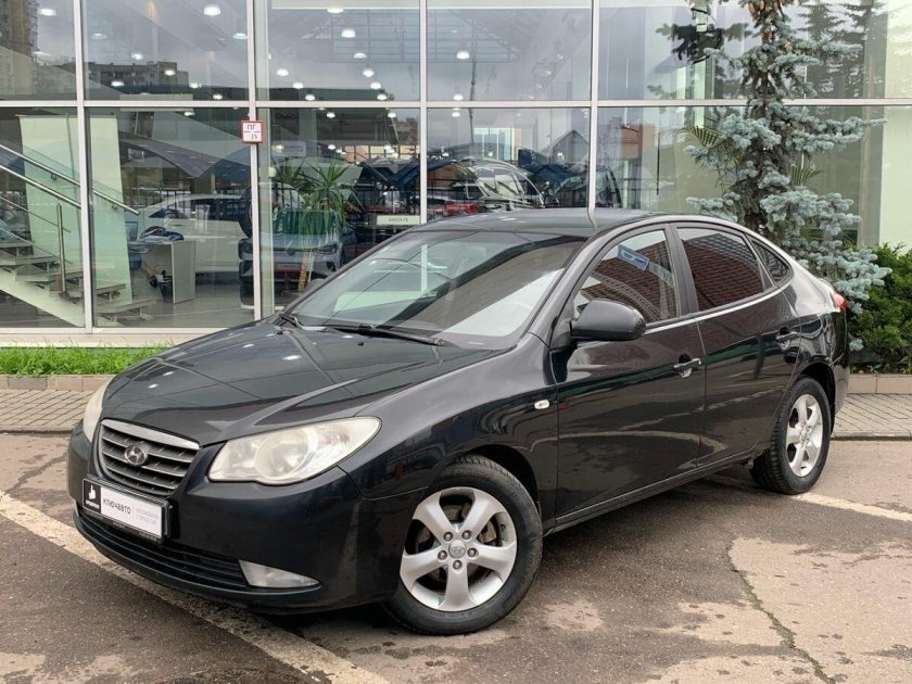 Хендай Элантра 2007 черная