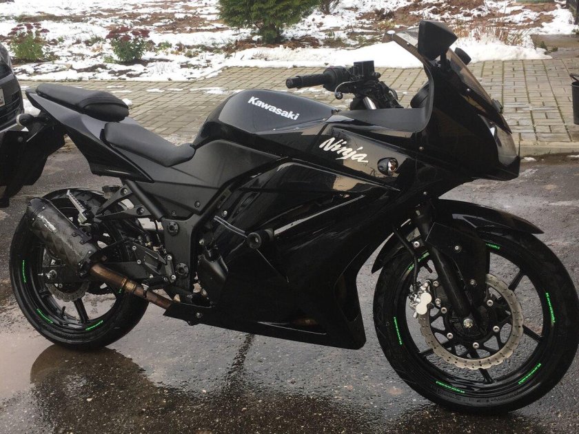 Kawasaki Ninja 250r черный