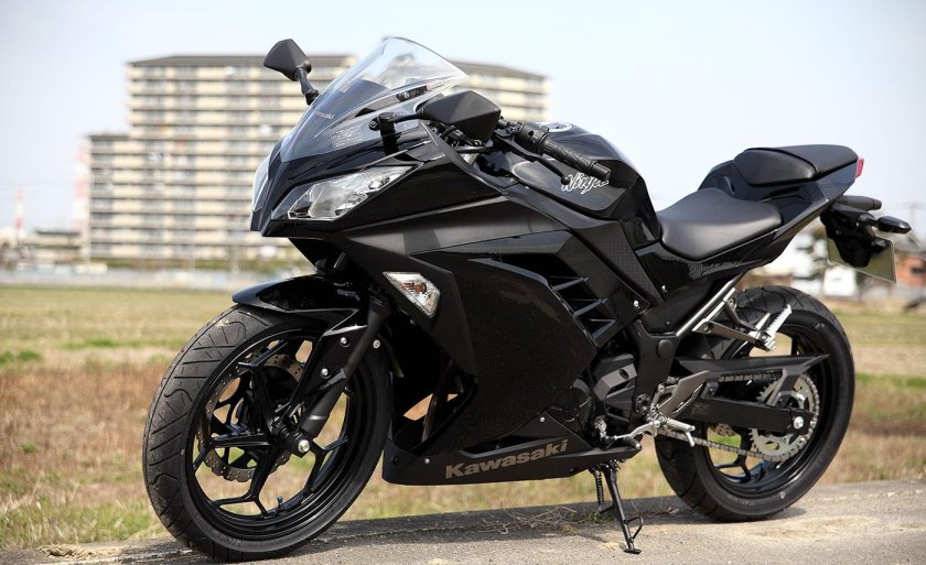 Кавасаки ниндзя 250 черный