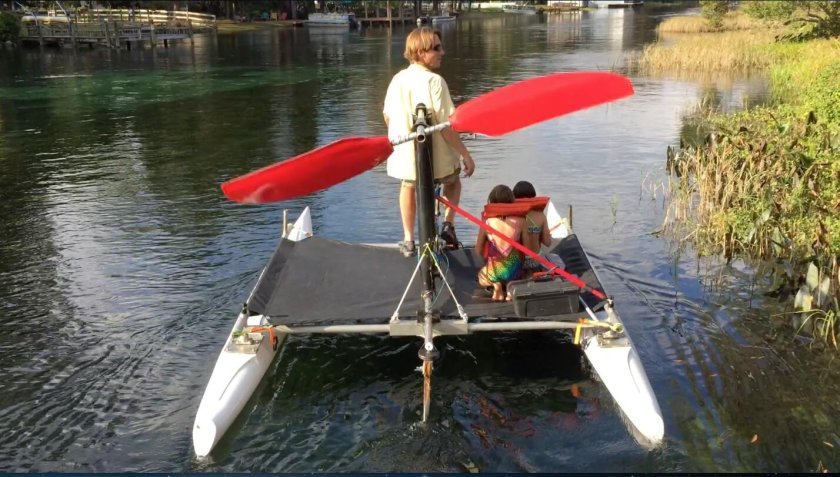 Водный велосипед янтарь 2