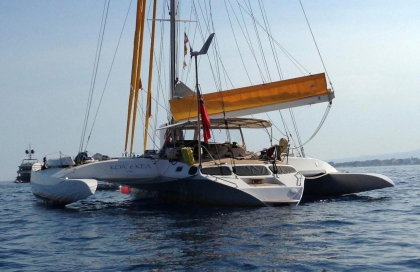 Парусный тримаран Корсар