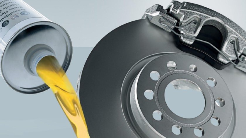 Тормозная жидкость цвет