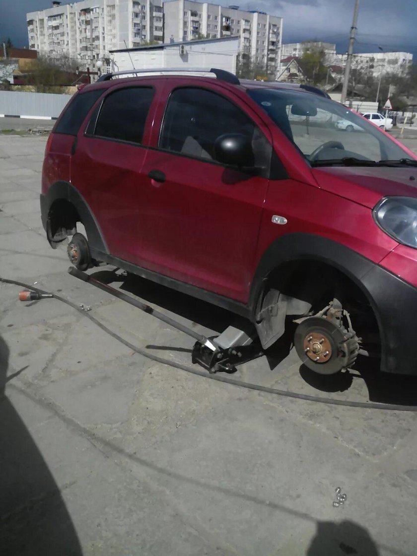 Chery indis в обвесе