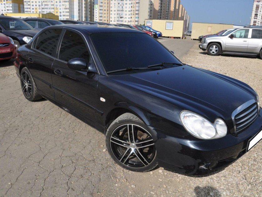 Хендай Соната 2008 черная