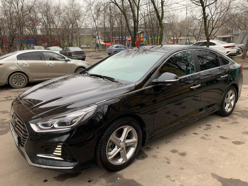 Hyundai Sonata 2017 черный