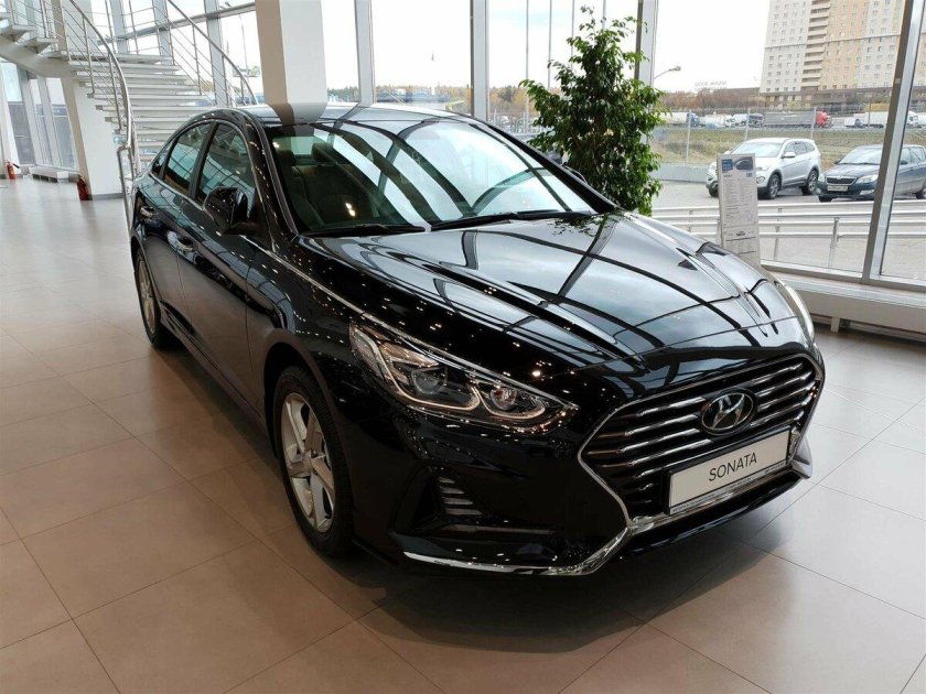 Хендай Соната 2019 черная