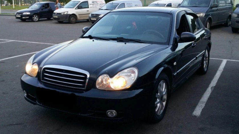 Хендай Соната 2005 черная