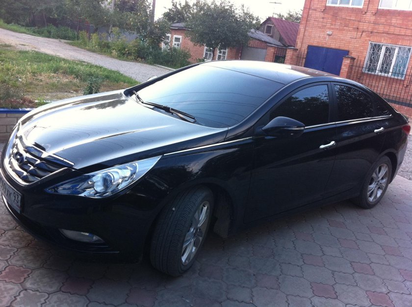 Хендай Соната 2010 черный