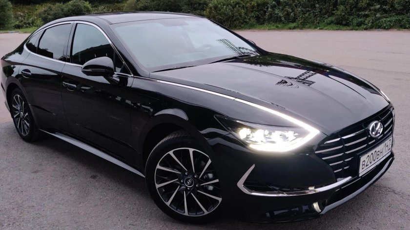 Хендай Соната 2021 черная