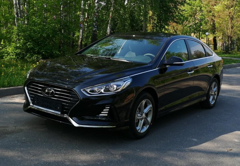 Хендай Соната 2017 черная