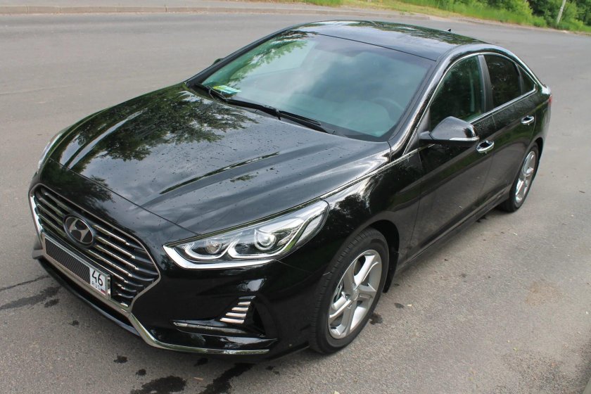 Hyundai Sonata 2019 черная