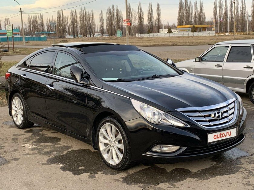 Хендай Соната 2011 черная