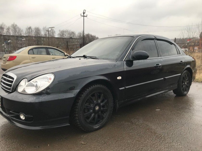 Hyundai Sonata 2007 черная