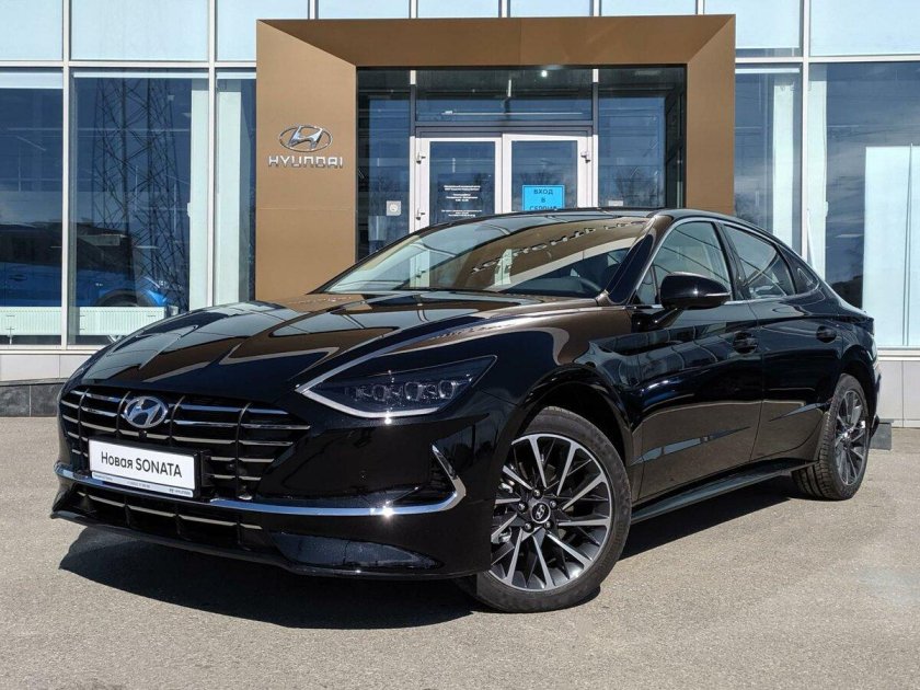 Hyundai Sonata 2020 черная