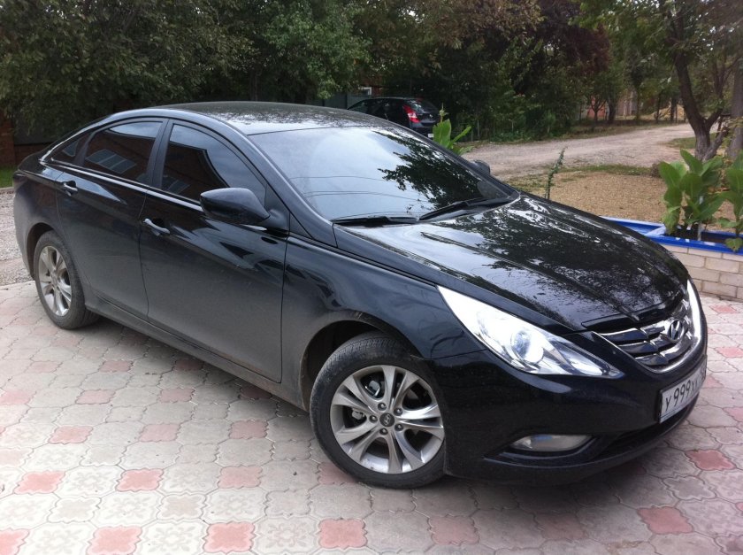 Хендай Соната черная