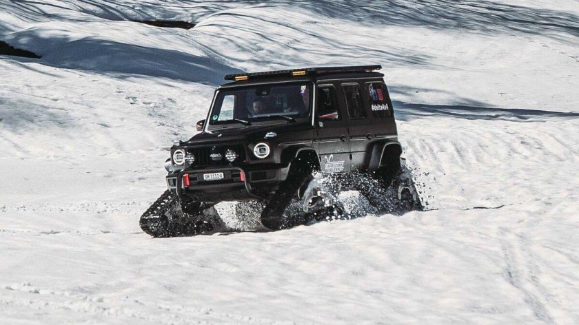 Гелендваген на гусеницах