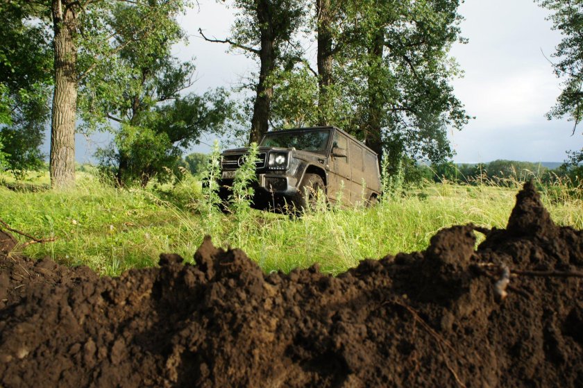 Мерседес по бездорожью