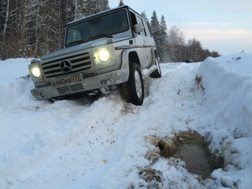 Гелендваген зимой