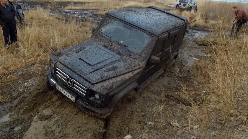 Гелик в грязи