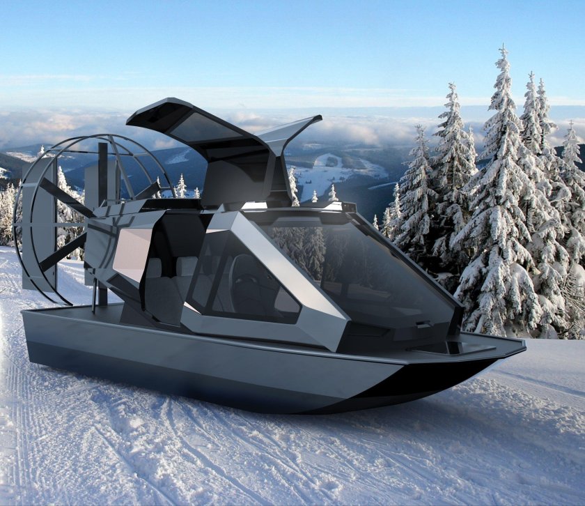 Инновационный дизайн аэролодки