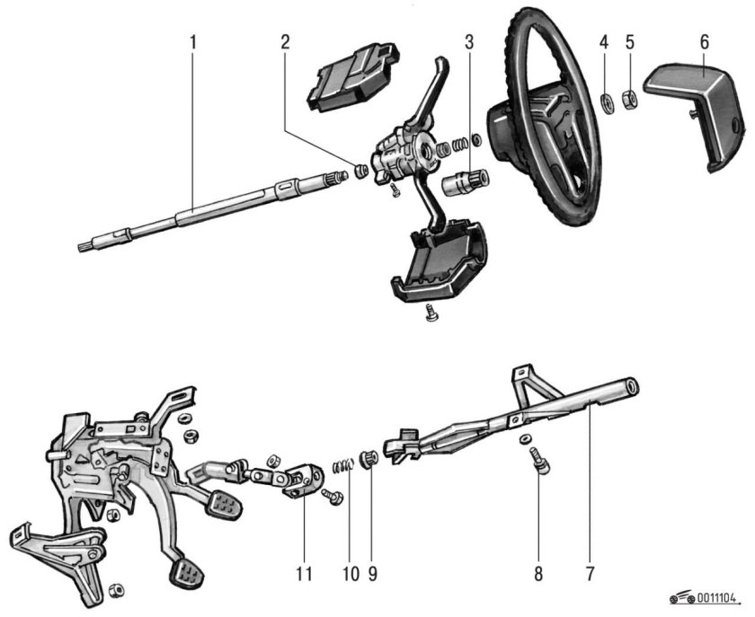 Рулевая колонка Пассат б4