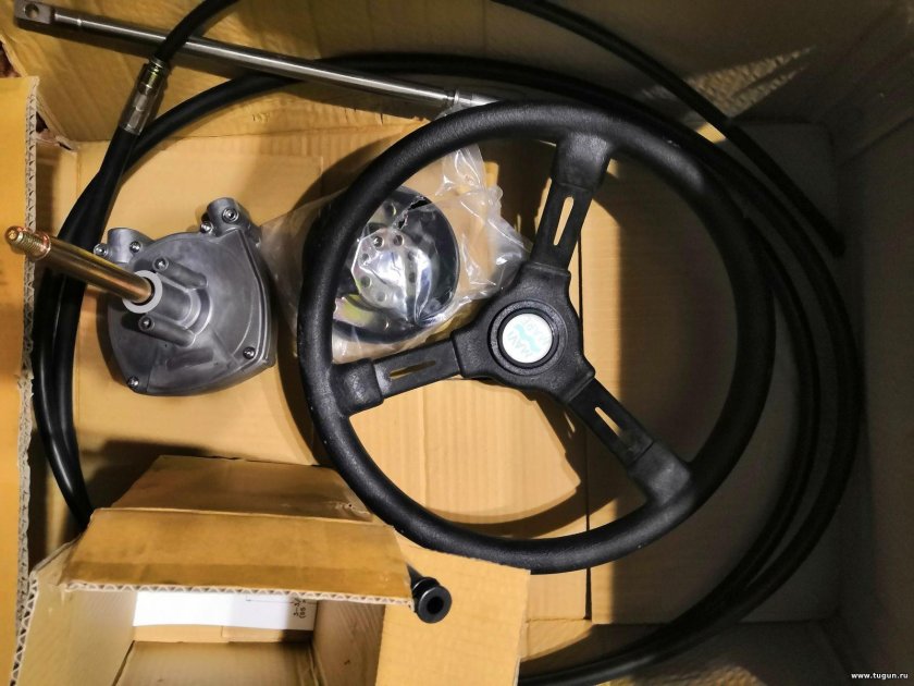 Рулевой редуктор на лодку т-30