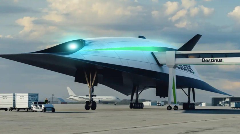 Самолёт Конкорд и ту 144