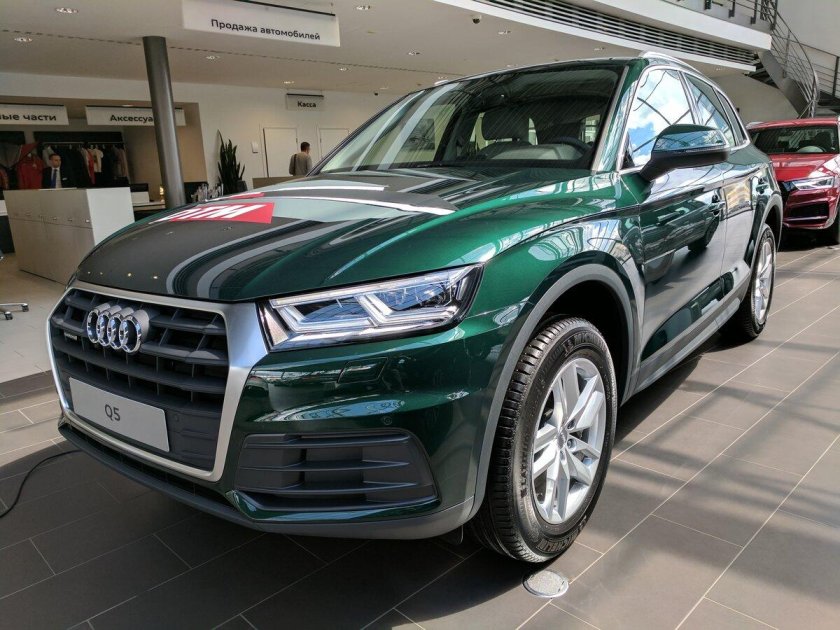Audi q5 зеленый