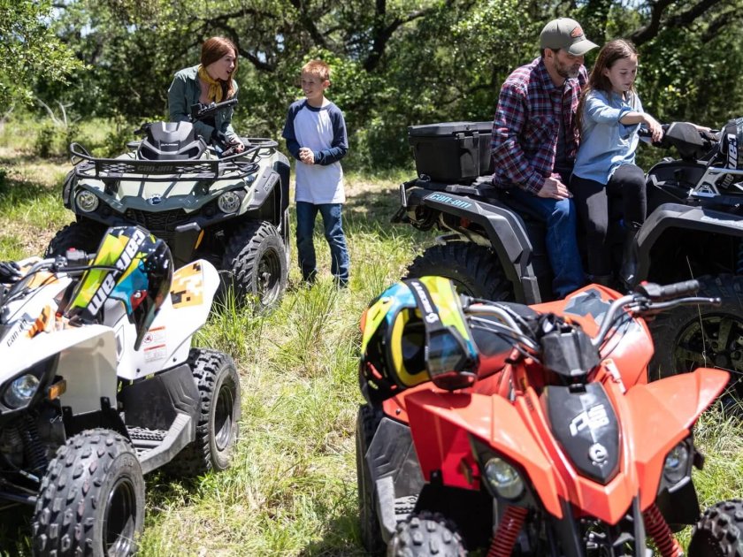 Детский квадроцикл can-am DS 90 X