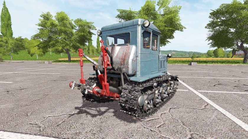 Трактор ХТЗ гусеничный т-74