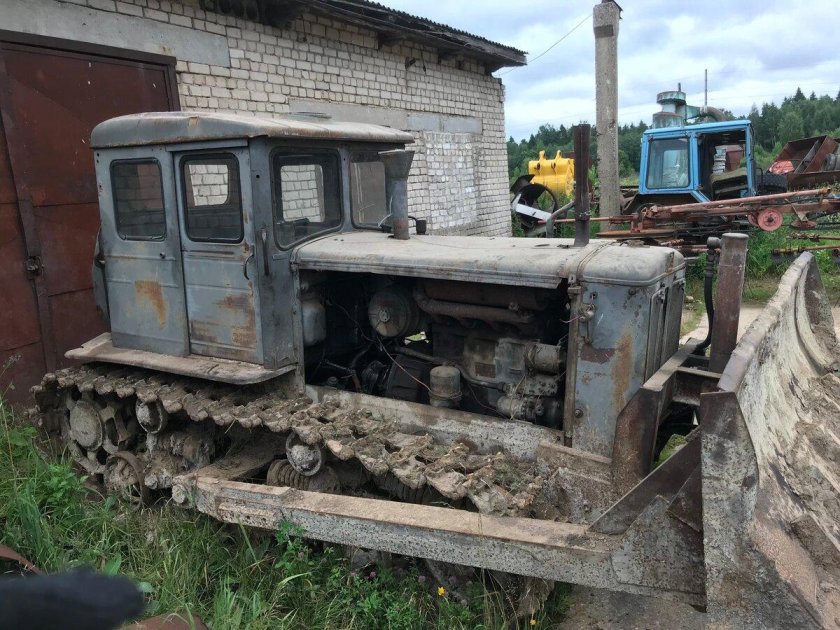 Трактор т 74 бульдозер