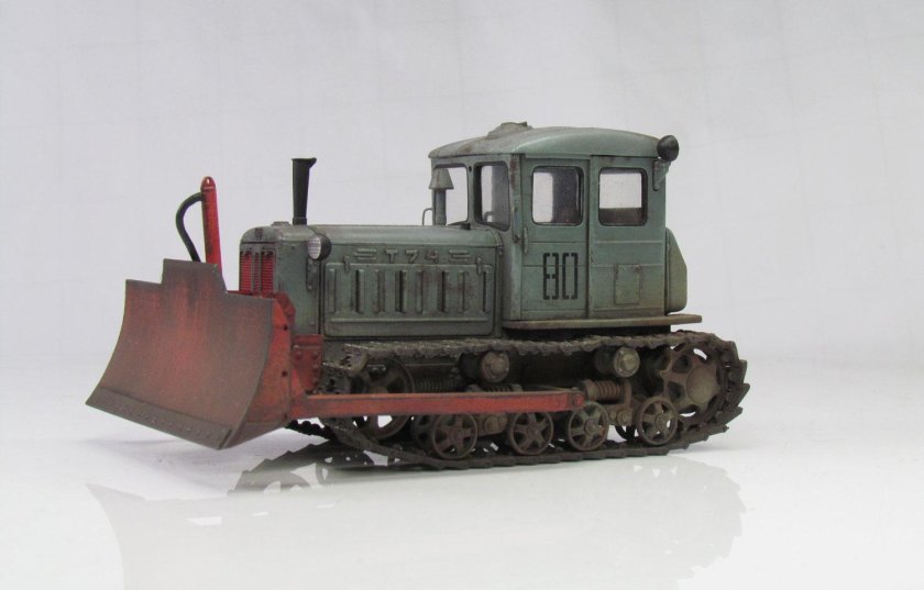 Трактор т 74 бульдозер