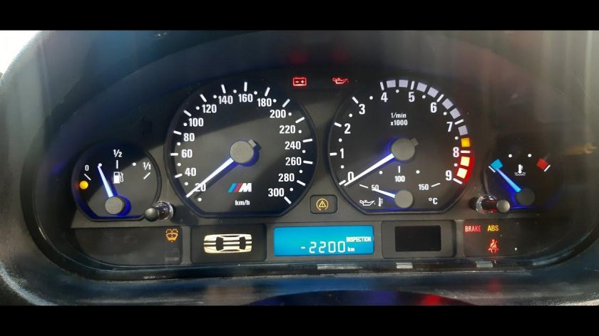 Приборная панель BMW e46 дизель